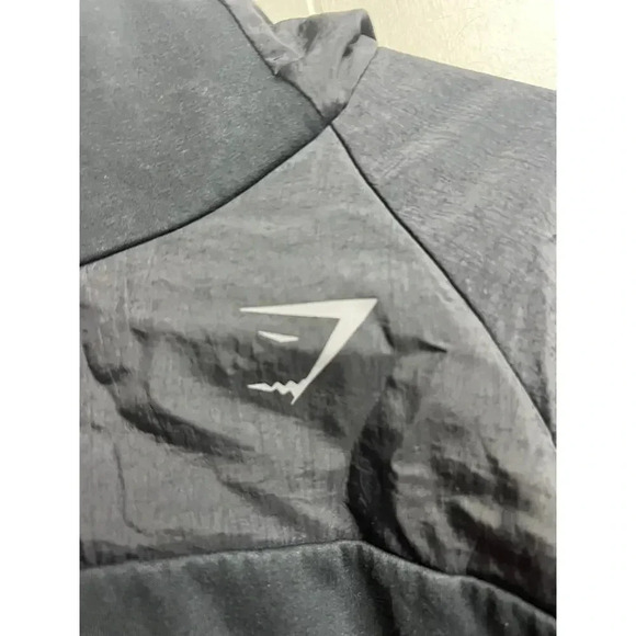 Gymshark Venture Hoodie Cropped Pullover2 Raglan Boxy Activewear Black Medium - Picture 4 of 11